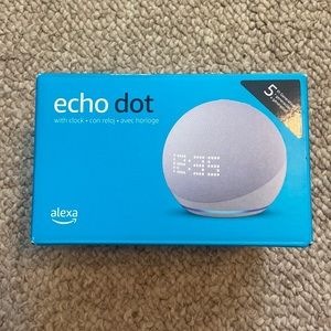 5th gen alexa echo dot with clock